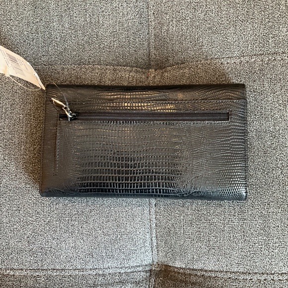 NWT Nine West Black Wallet with Checkbook Multiple Credit Card Holders - Picture 4 of 10